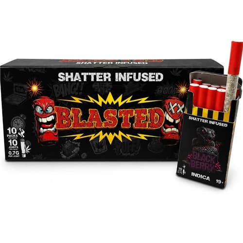 Blasted Shatter Infused Pre Roll Pack Default - Image 1